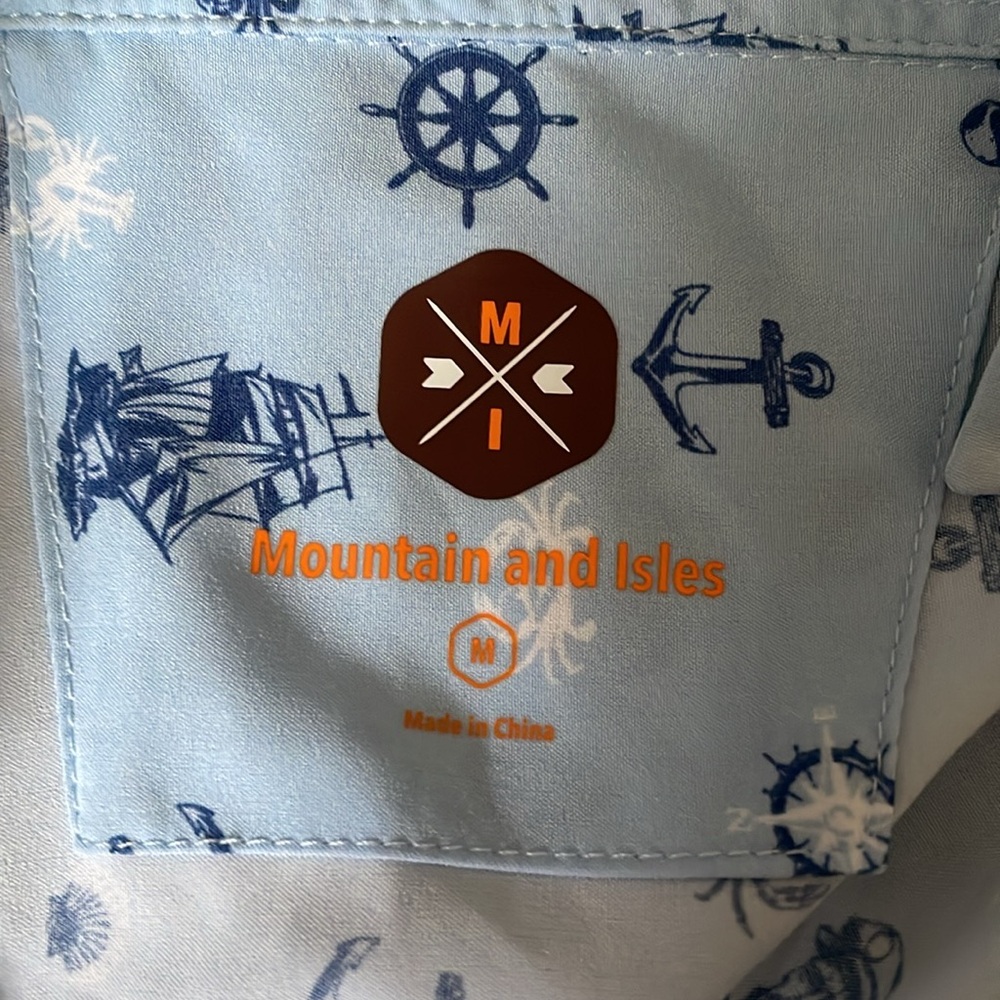 Mountain & Isles Fishing Collared Shirt - Picture 3 of 3
